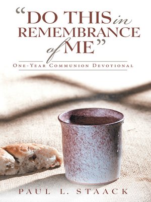 cover image of "Do This in Remembrance of Me"